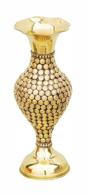 Brass Home & Garden Decorative Flower Pot , Vase - 5.2*10.5*13 inch (F267 B)
