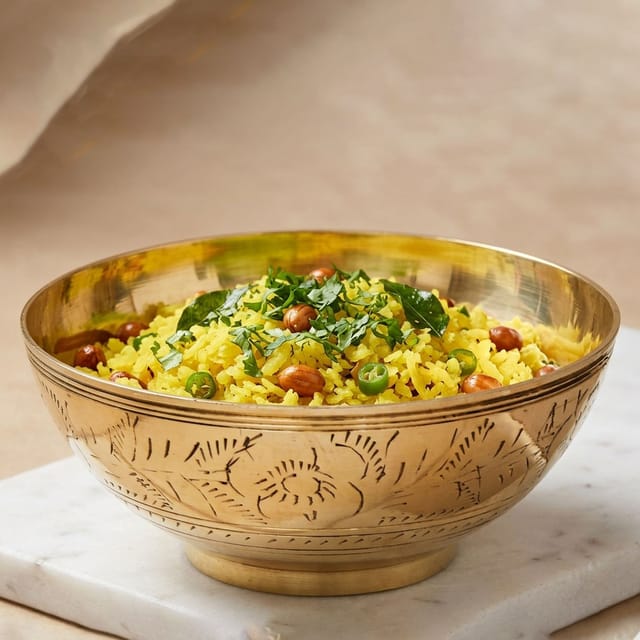 Brass Katora Bowl - 5.5*5.5*2.5 inch (Z277 B)