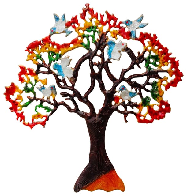 Aluminium Showpiece Wall Decorative Aluminium Tree - 20*0.2*21 inch (Z046 D)