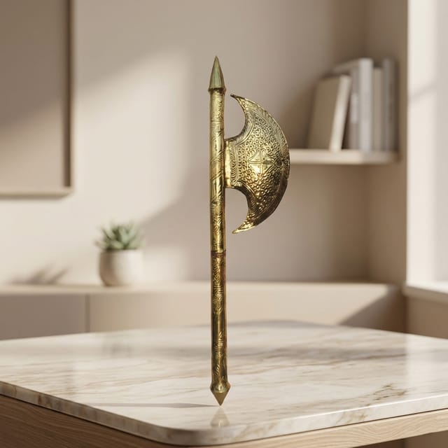 Brass Bhagwan Parshuram Farsa - 8.5*1.5*34 Inch (Z621 G)