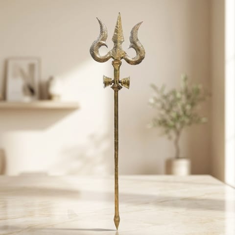 Brass Trishul - 21*5.5*85 Inch (Z622 M)