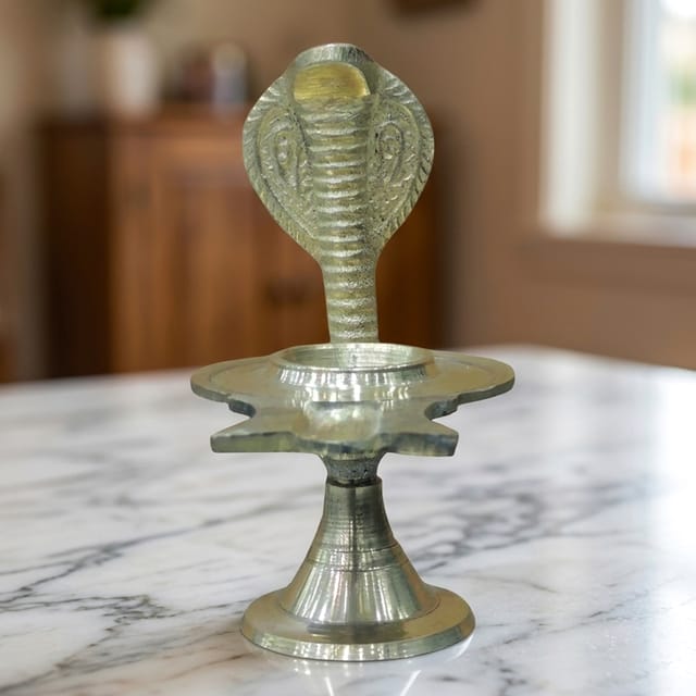 Brass Jaladhari, Argha Shivling  -1.1*3.1*4 Inch  (Z420 B)