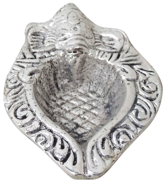 Aluminium Showpiece Shank Deepak, Oil Lamp - 2.1*3*0.5 Inch (AS268 C)