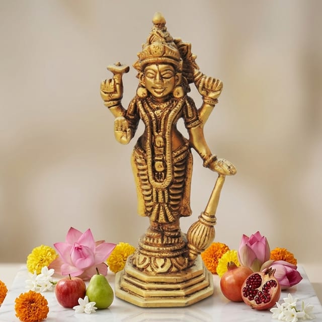 Brass Showpiece Vishnu  Statue - 2.5*2*5.5 Inch (BS1330 C)