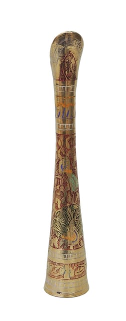 Brass Home & Garden Decorative Naal Cutter Pot, Vase - 1.8*9.4*9.6 inch (F544 B)