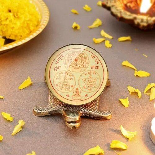 Brass Showpiece Tortoise - 2.5*3.5*2.5 inch (F458)