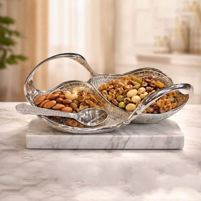 Decorative Duck Bowl, Spoon With Velvet Box - (AT054 D)