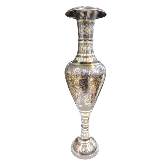 Brass Home Decorative Flower Pot, Vase - 8*23*29.5 Inch (F560 B)