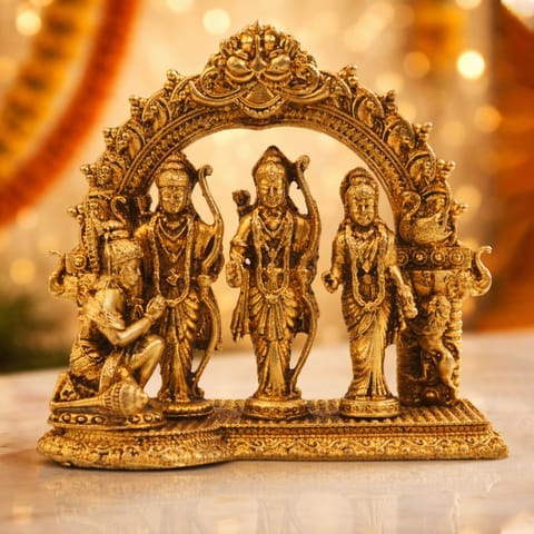 Brass Showpiece Ram Darbar God Idol Statue - 4*2*4 Inch (BS1910 C)
