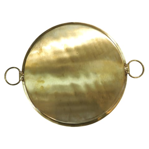 Brass Dosa Tawa | Flat Griddle for Crispy Dosa, Uttapam & Chilla, South Indian Cookware (BC209 C)