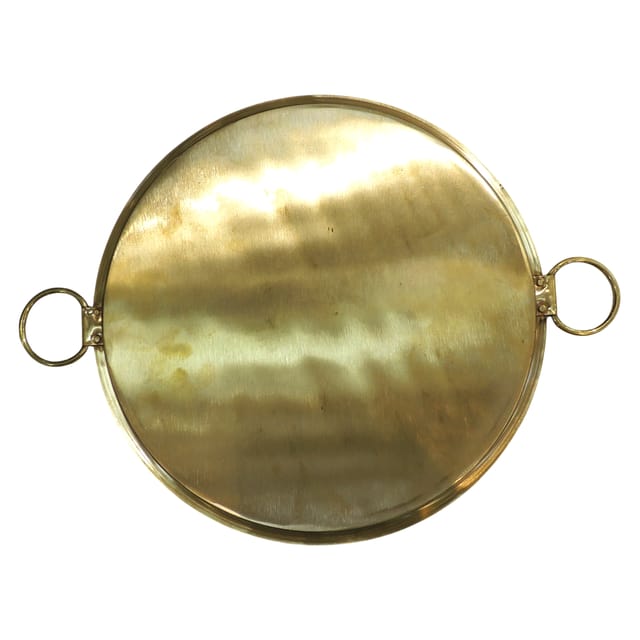 Brass Dosa Tawa | Flat Griddle for Crispy Dosa, Uttapam & Chilla, South Indian Cookware (BC209 C)