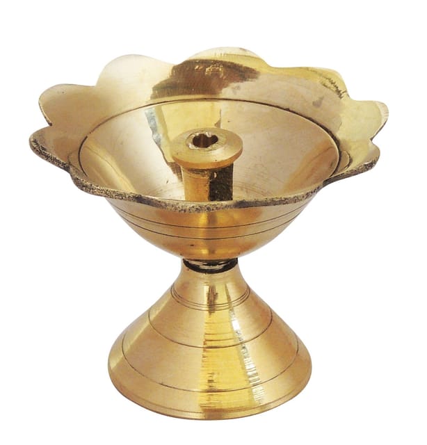 Brass Dev Das Deepak No. 1 - 2*2*1.5 inch (Z241 C)