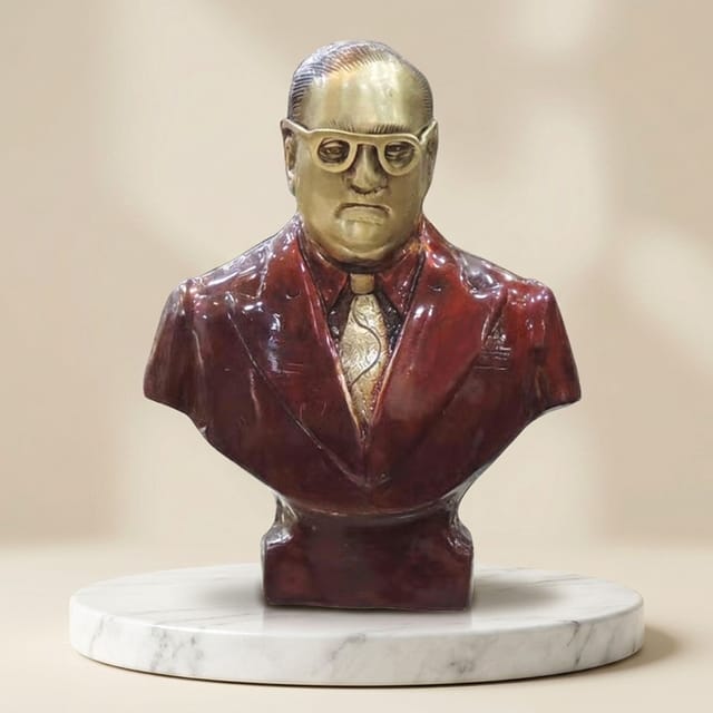Brass Showpiece Ambedker Ji - 11*6*13.5 inch (BS534 X)