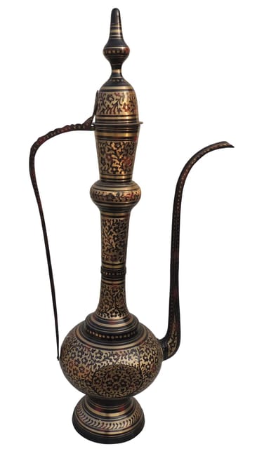 Brass Showpiece Surahi / Aftaba - 17*8.5*36 inch (F350 B)