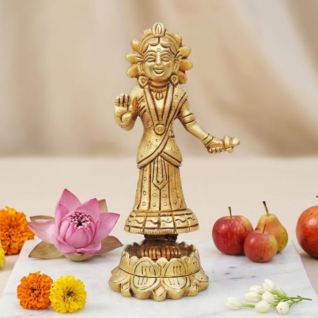 Brass Showpiece Radha Ji Statue - 2.5*2*5 inch (BS1263 R)