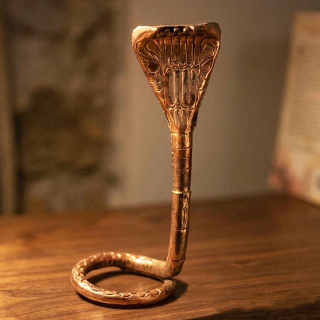 Copepr Snake For Shivling Copepr Snake For Shivling - 4*4*11 inch (Z312 C)