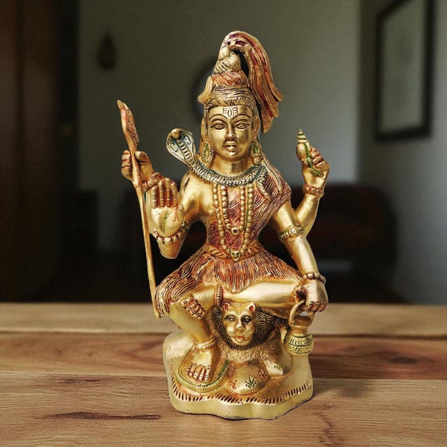 Brass Showpiece Shiv Ji Statue - 6*3.5*9 Inch (BS831 A)