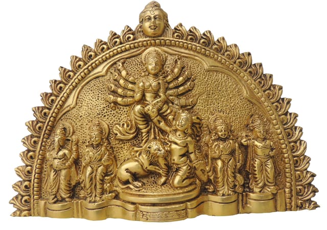 Mahishasur vardani Wall Hanging Showpiece Kali Maa Statue - 9.5*0.5*7 Inch (BS1316 C)