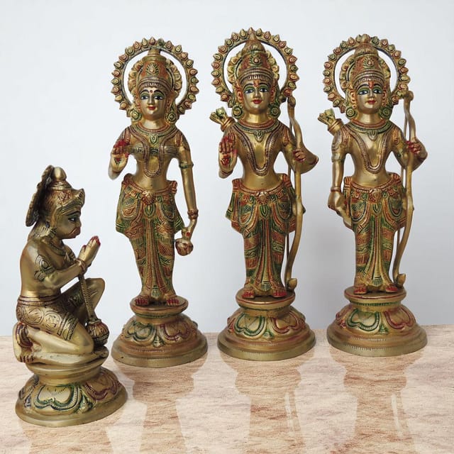 Brass Showpiece Ram Darbar God Idol Statue (BS1380 E)