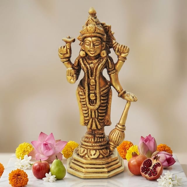 Brass Showpiece Vishnu  Statue - 2.5*2*5.5 Inch (BS1330 C)
