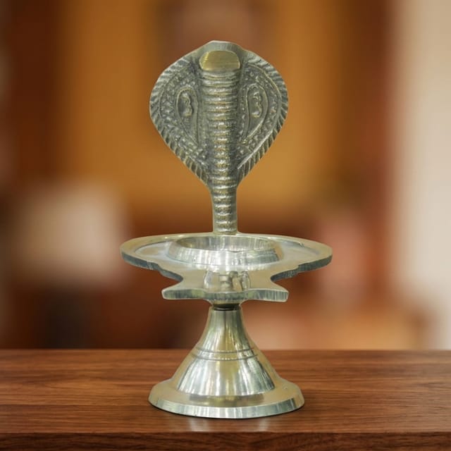 Brass Jaladhari, Argha Shivling - 1.2*3.9*4.5 inch (Z420 D)