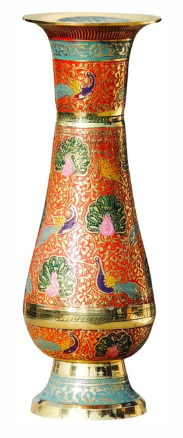 Brass Home & Garden Decorative Flower Pot, Vase - 3.5*9*10 Inch (F339 A)