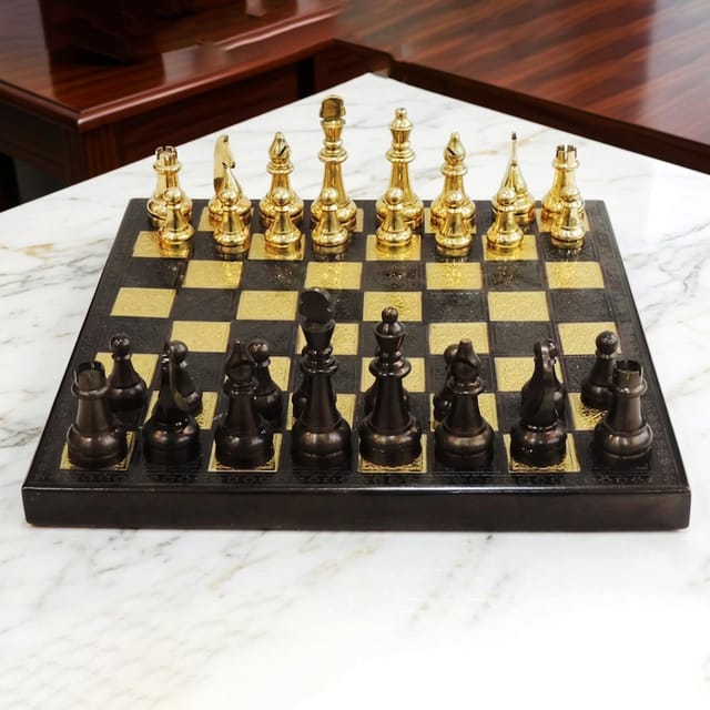 Brass Chess - 12*12*1 Inch (Z571 C)