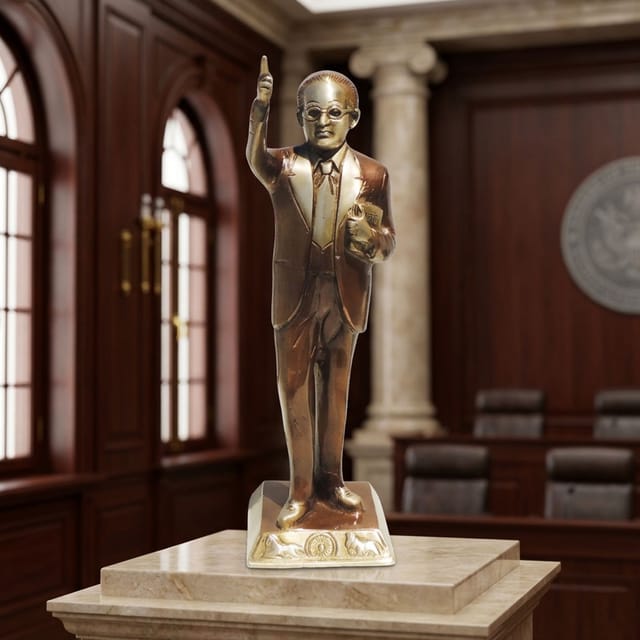 Brass Showpiece Ambedker Standing Statue - 4.5*4*14 inch (BS533 M)