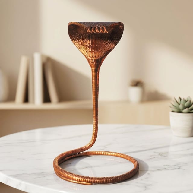 Copper Shivling Big Snake - 20.5*20.5*36.5 Inch (Z312 M)
