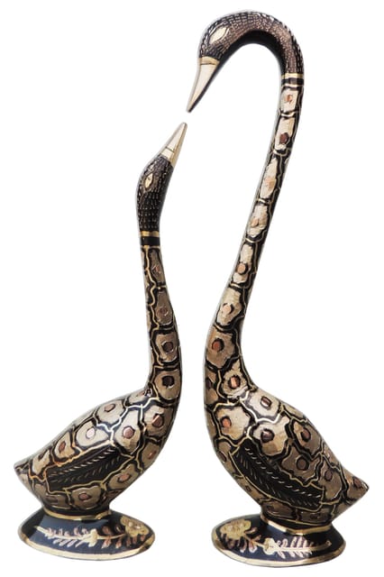 Brass Showpiece Swan, Saras Statue (AN214 C)