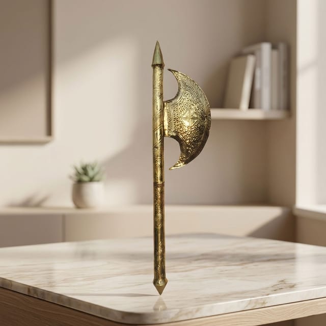 Brass Bhagwan Parshuram Farsa - 8.5*1.5*34 Inch (Z621 G)