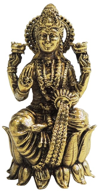 Brass Showpiece Laxmi God Idol Statue - 1.5*1.5*3 Inch (BS1822 L)