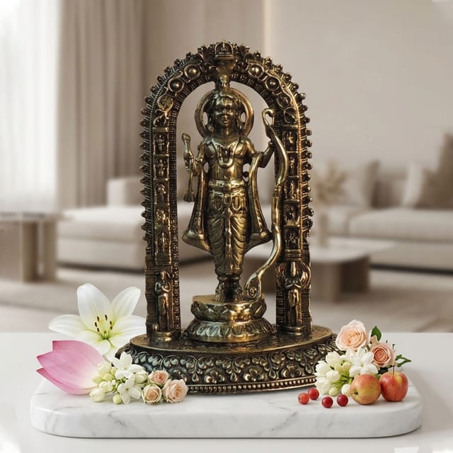 Brass Showpiece Ram Ji God Idol Statue - 3*2*4 Inch (BS1802 D)