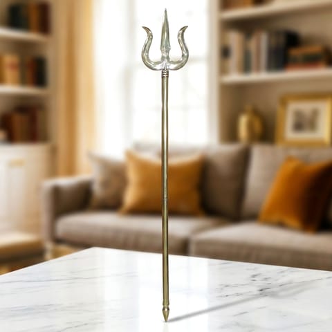 Brass Trishul -7.5*1.2*62.5 Inch (Z138 I)