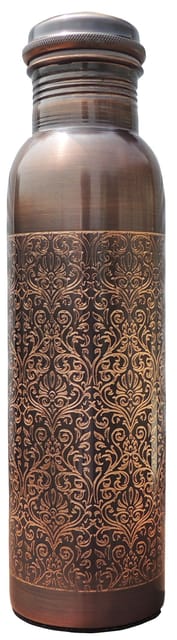 Copper Bottle Antique - 3*3*11 Inch (BC195 A)