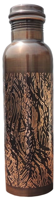 Copper Bottle Antique - 3*3*11 Inch (BC195 B)