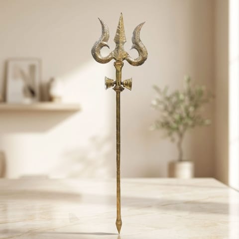 Brass Trishul - 21*5.5*85 Inch (Z622 M)