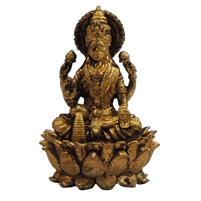 Brass Showpiece Laxmi Ji God Idol Statue - 1*1*1.5 Inch (BS1870 L)