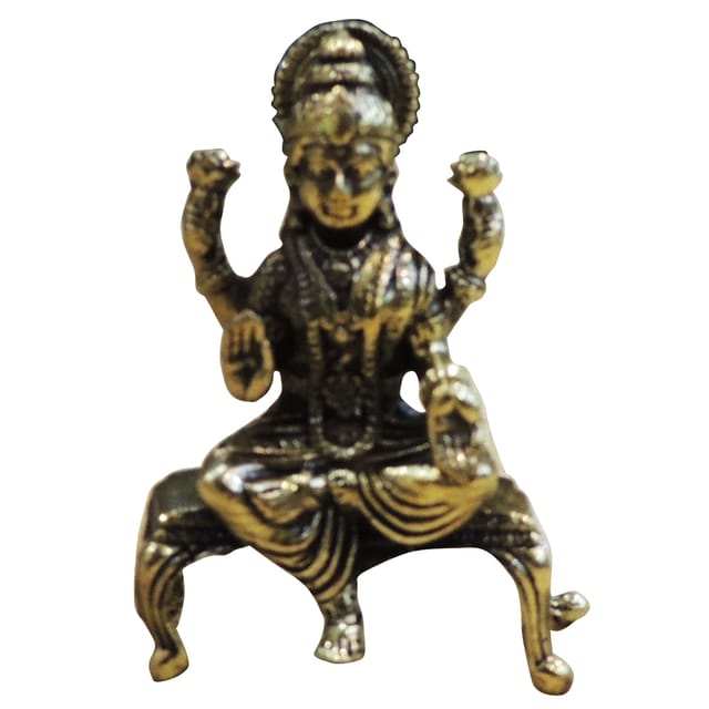 Brass Showpiece Laxmi Statue - 2*1*2.5 Inch (BS1853 L)