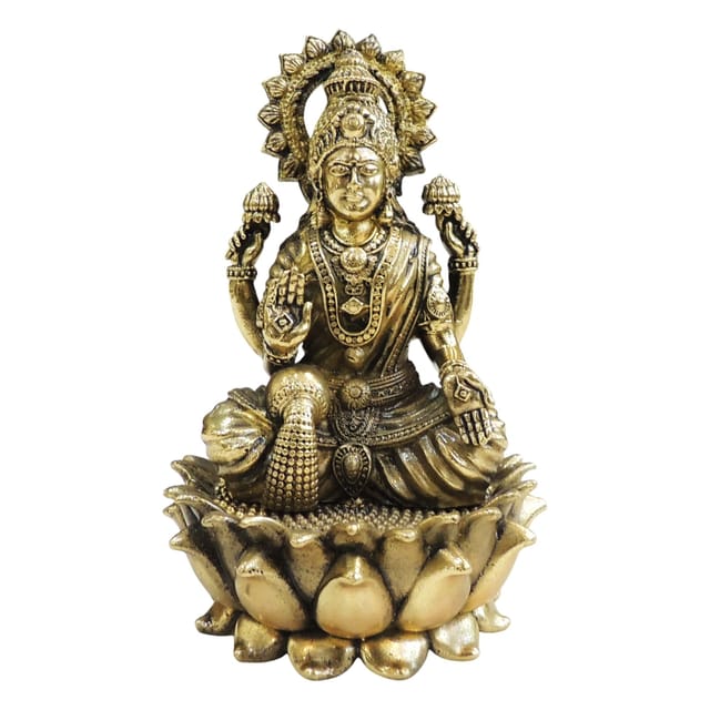 Brass Showpiece Laxmi Ji Statue - 2.5*2.5*4 Inch (BS1848 L)
