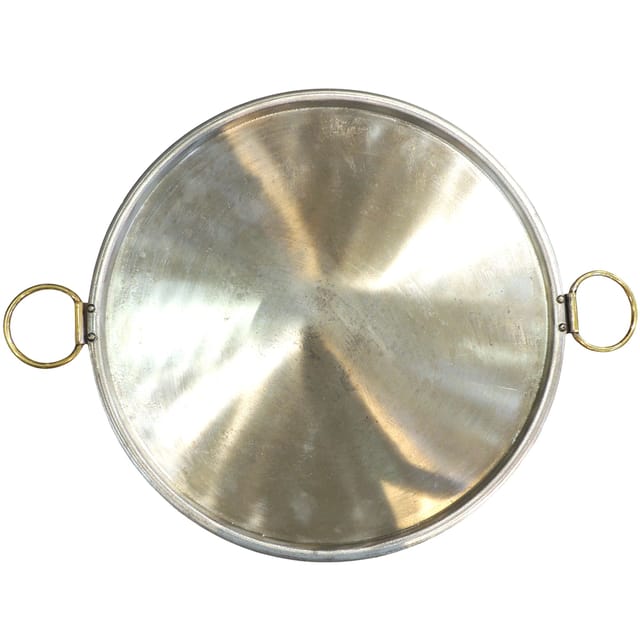 Brass Dosa Tawa | Flat Griddle for Crispy Dosa, Uttapam & Chilla, South Indian Cookware (BC209 C)
