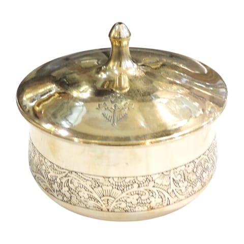 Bronze Handi Cookware - Traditional Bronze Vessel, Large Size - 66*6*5 Inch (BC211 C)