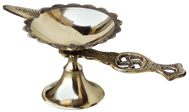 Swastic Deepak No. 4 - 6*2.8*2.4 inch (Z144 E)