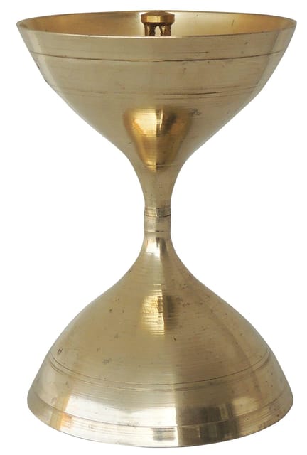 Akhand Deepak No. 15  - 3.6*3.6*5 inch (Z193 O)
