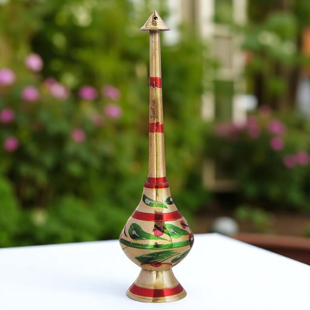 Brass Gulab Pash/Water Rosewater Sprinklers (Set of 2 Pcs.) - 2*2*8.1 inch (Z239 C)