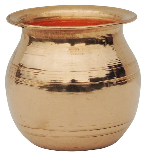 Copper Lota No. 1 - 2.4*2.4*2.4 inch, 100 ML (Z188 C)