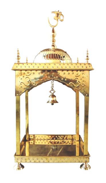 Brass Temple Round Dom- 21.5*21.5*28 inch (F311 A)