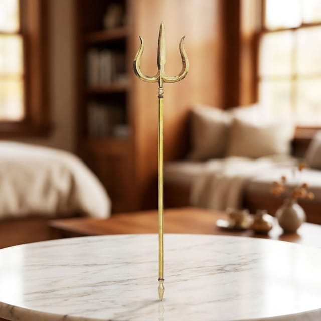 Brass Trishul 30" - 6*1*30 inch (Z138 O)