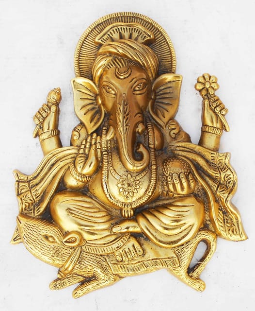 Showpiece Chuha Ganesh Hanging (319) - 8*1*10.5 inch (AS340 G)