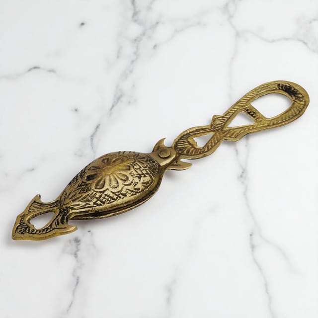 Brass Kajrota Kajal Dani Embose - 1.3*6.3*0.8 inch (Z182 D)